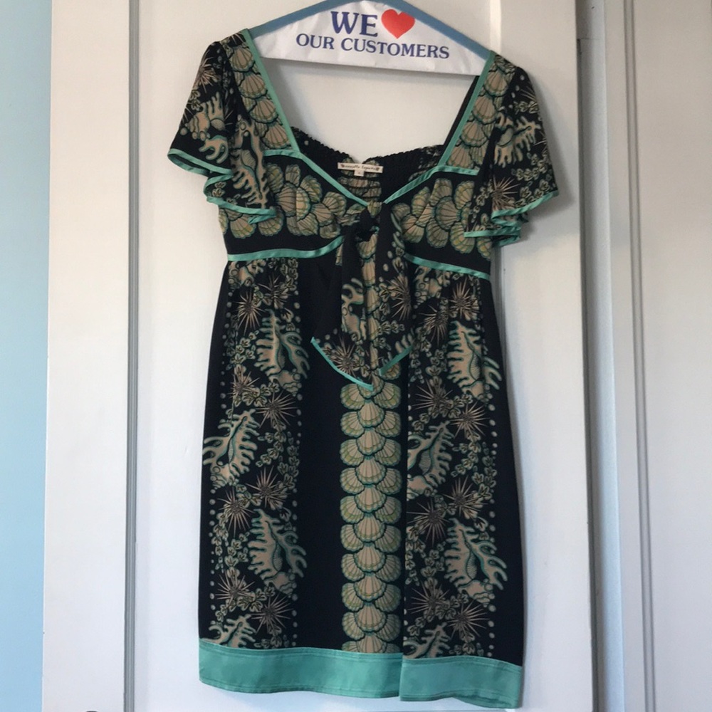 Nanette Lepore silk seashell print dress